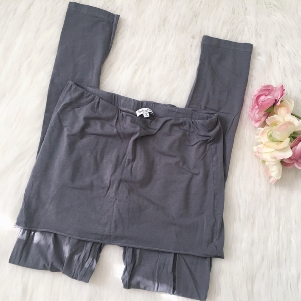 Splendid 🌸 Grey Fold-Over Leggings SZ S